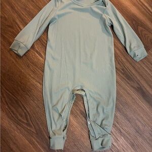 Boys 12-18 mo Cozy Green One Piece